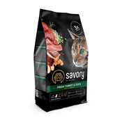 Savory Adult Cat Gourmand Fresh Turkey & Duck 