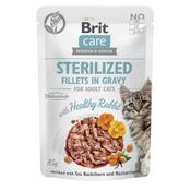 Brit Care Cat Sterilized Fillets in Gravy with Healthy Rabbit