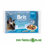 Brit Premium Cat Pouch Dinner Plate Gravy